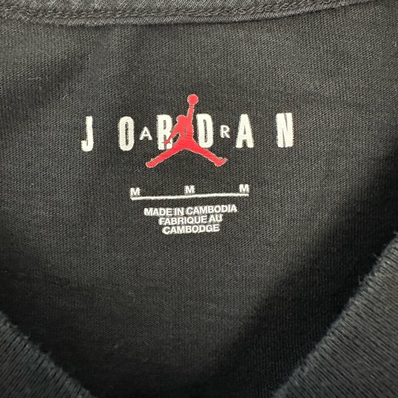 Nike Air Jordan Black Flight Essentials T Shirt Size Medium - Picture 3 of 3